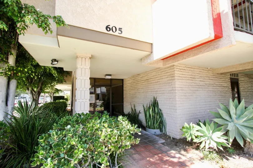 The address of the Plaza Redondo on the building