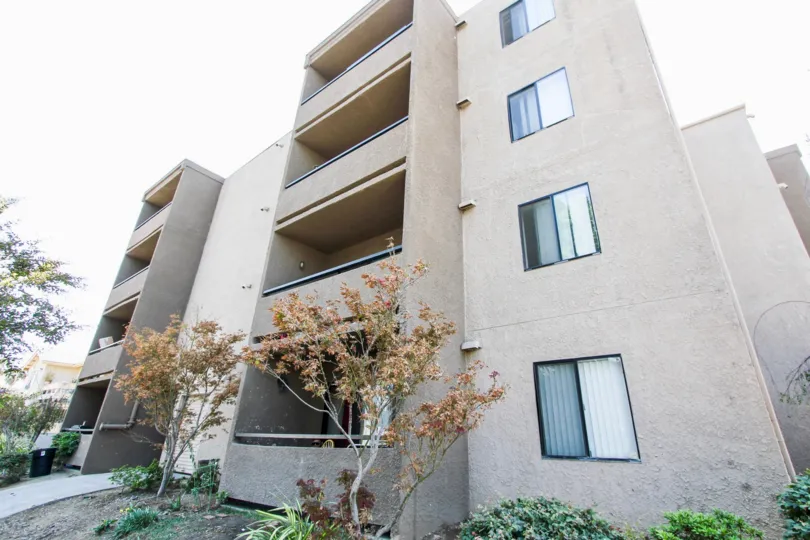The balconies at Sea Gate Village