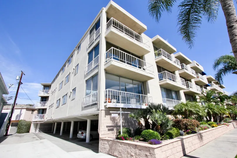 The balconies at Sea Isle Landing in Long Beach, California