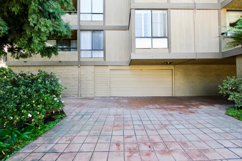 The parking for Second Street Condominiums