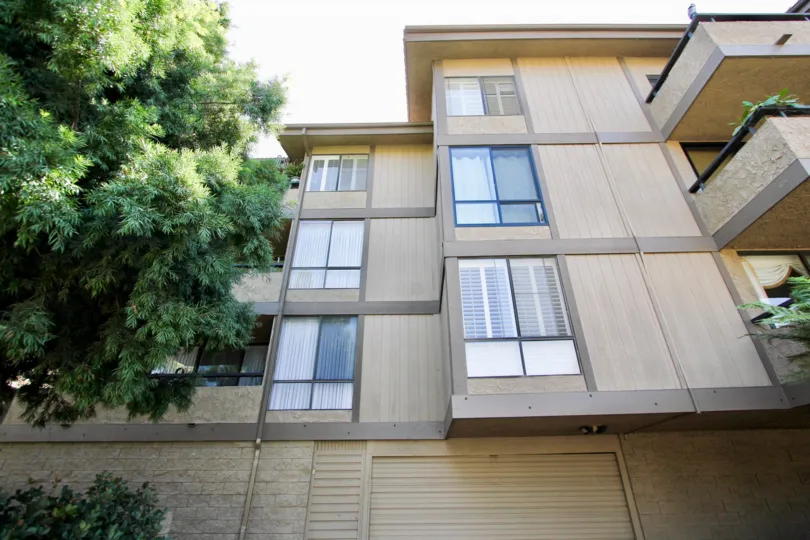 The windows in the Second Street Condominiums building
