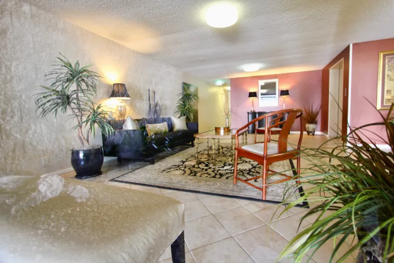 The common area seen at Second Street Condominiums