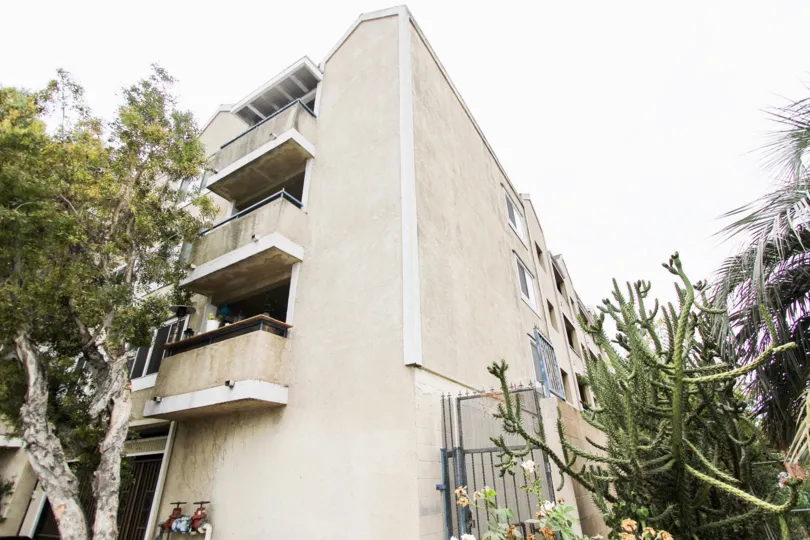 The corner of the Signal Terrace building