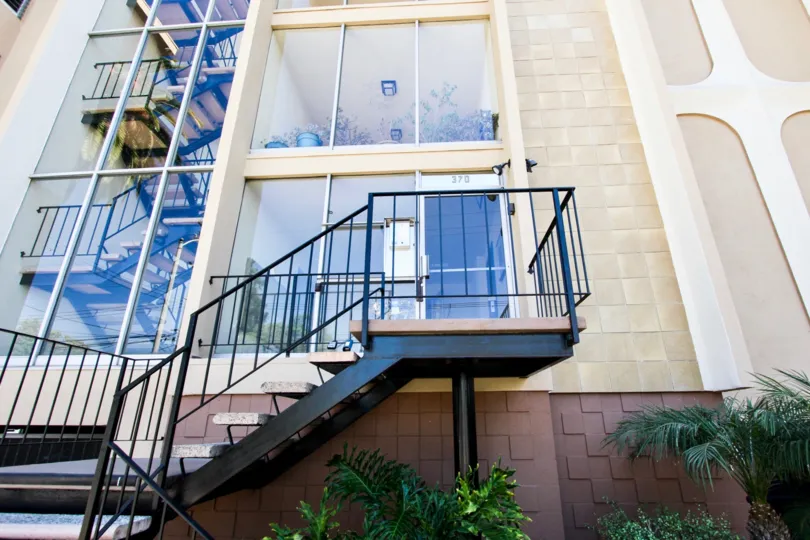 The stairs leading into Southpointe