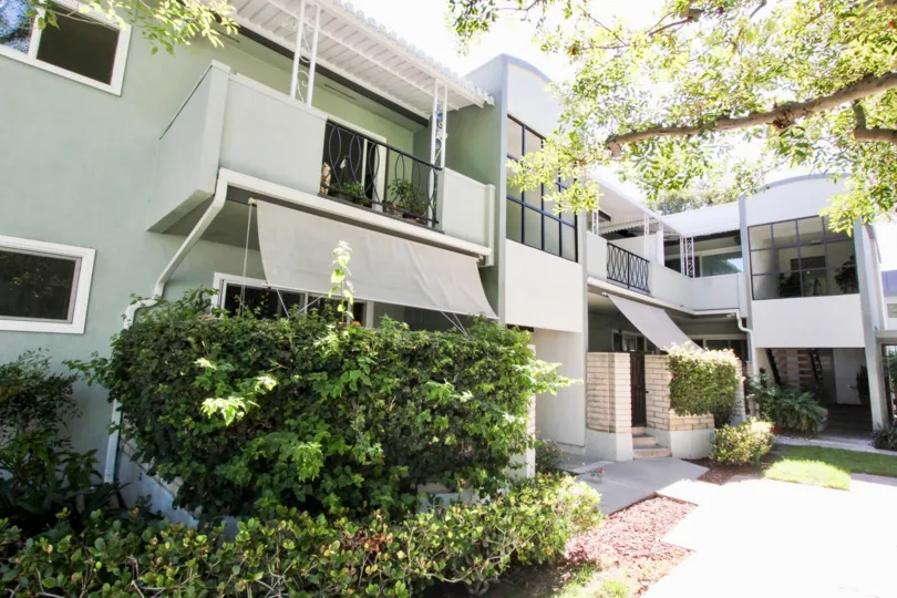 The sidewalk up to Sovereign Park Estates