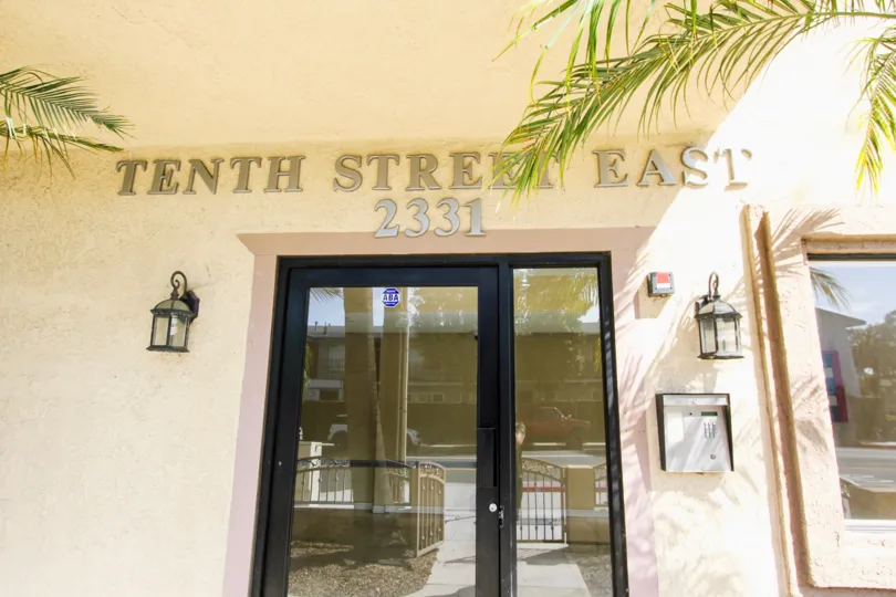 The Tenth Street East name above the entrance