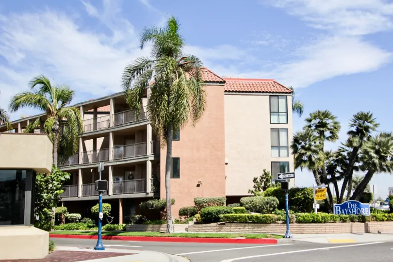 The view of The Bayshore in Long Beach, California