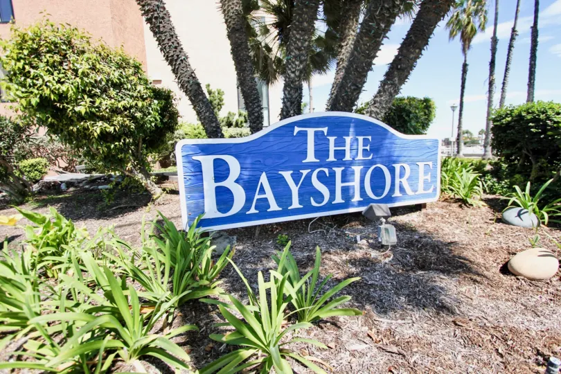 The sign into The Bayshore