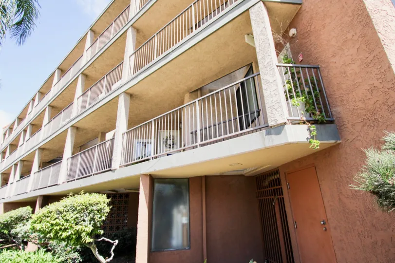 The balconies at The Bayshore