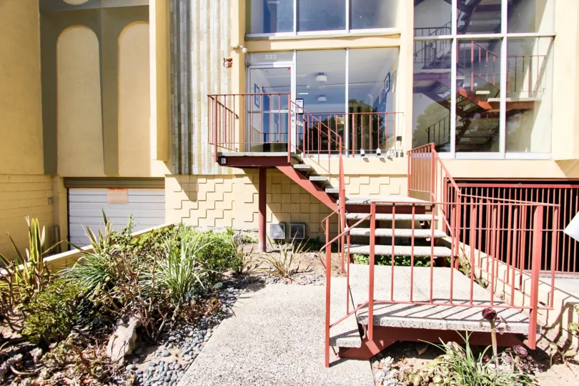 The stairs seen at The Edgerton