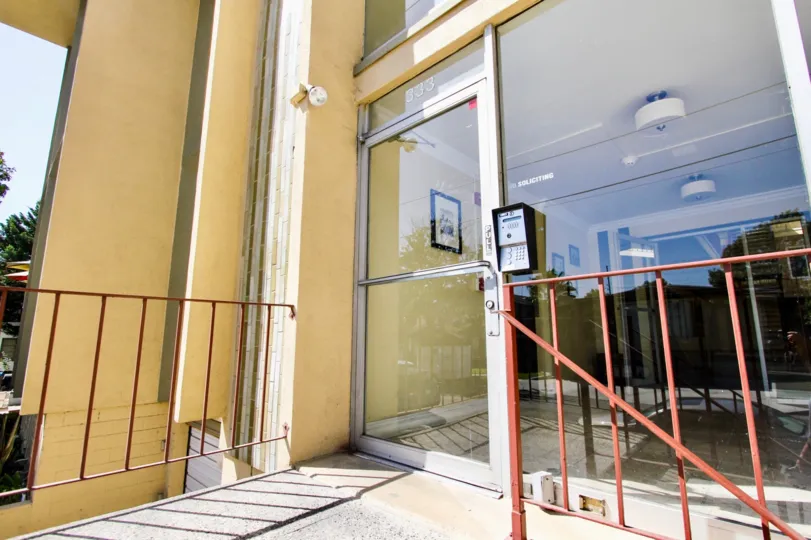 The entrance into The Edgerton in Long Beach, California
