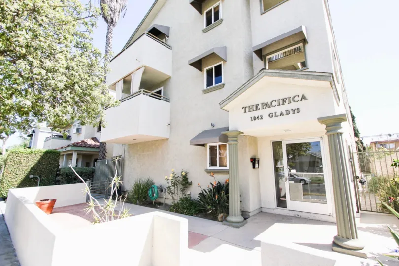 The entrance into The Pacifica
