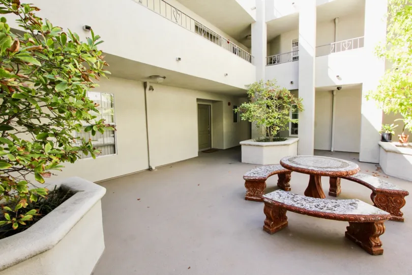 The common area at The Park Estates