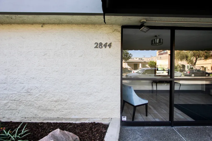The address at the entrance at Third Street East