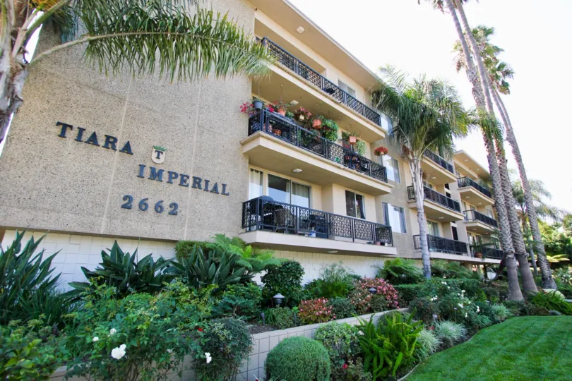 The name of the Tiara Imperial on the building
