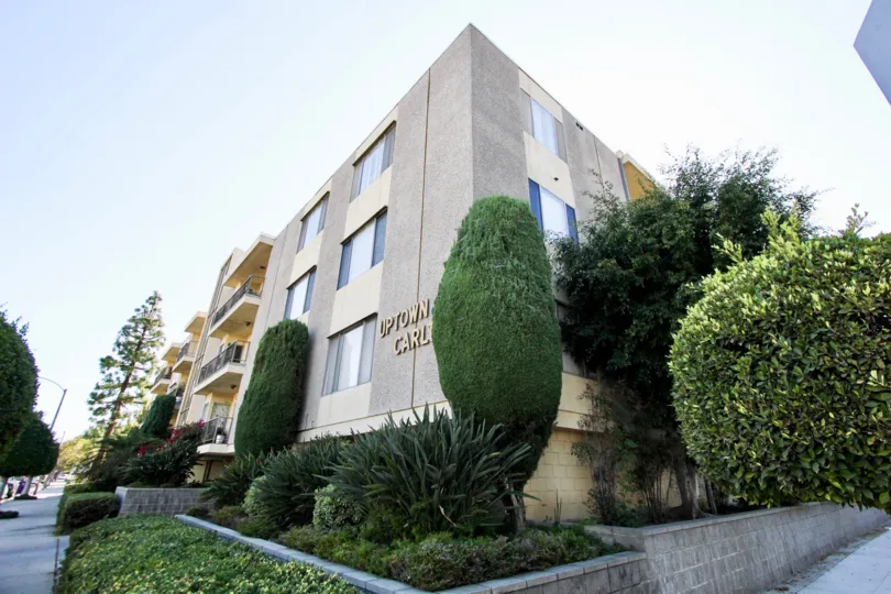 The address for The Park Estates above the entrance