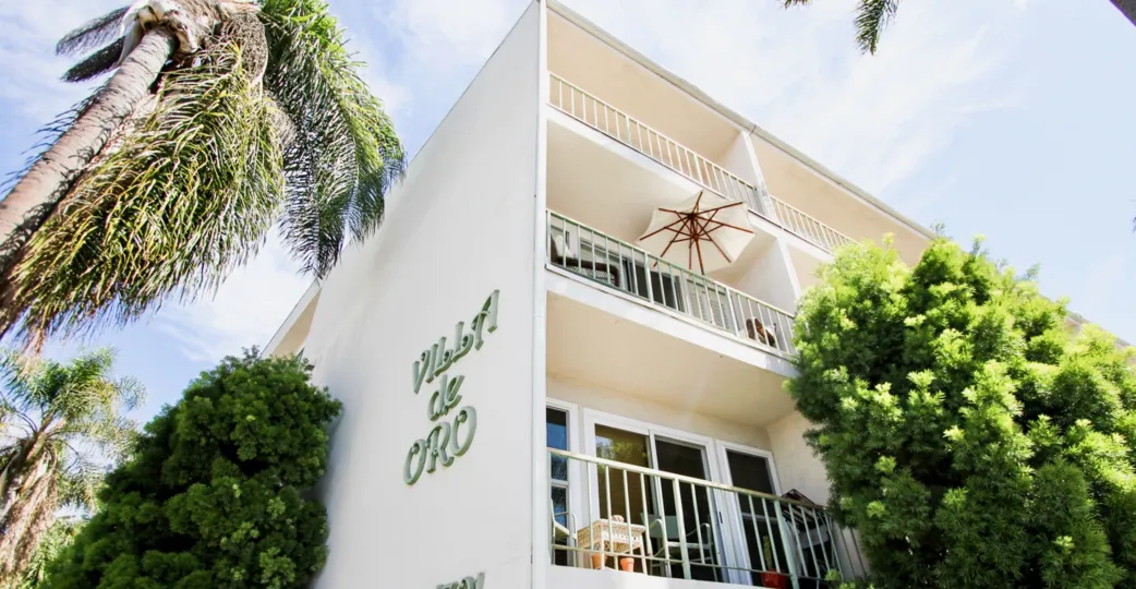 The balconies at Villa de Oro