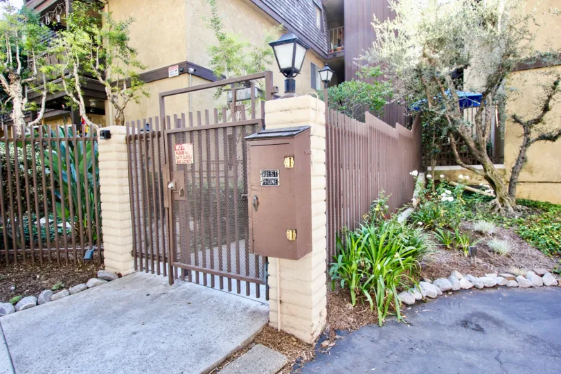 The gate leading into Virginia Village