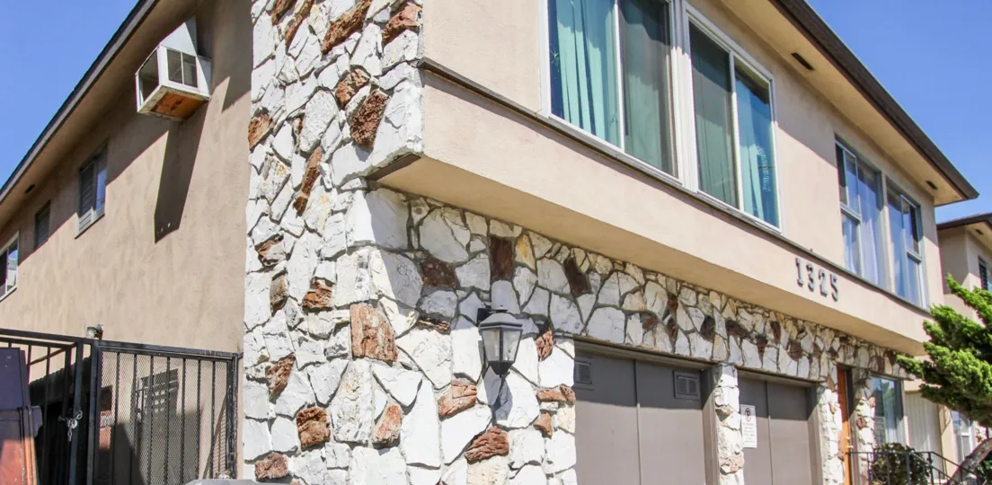 The lights anchored onto the Vista Homes building