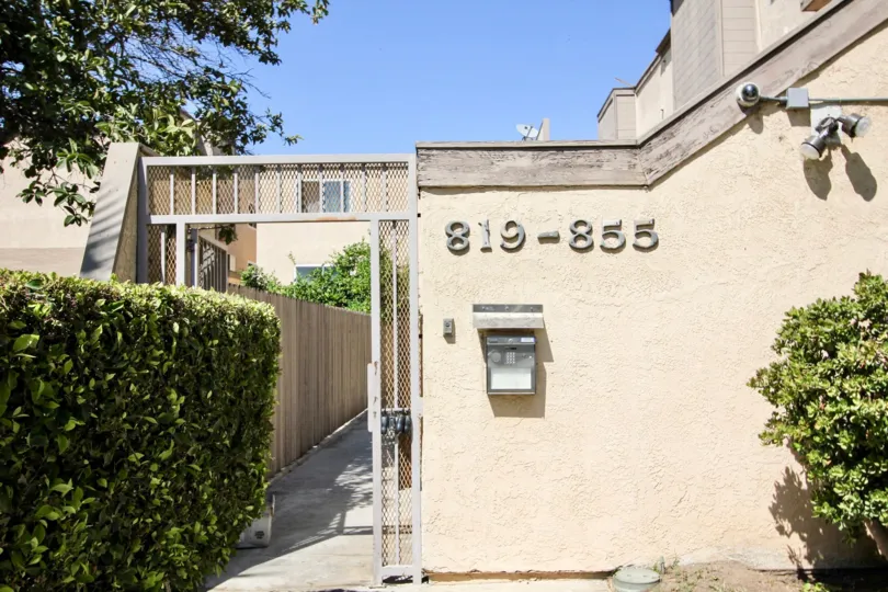 The addresses listed on the Washington Place building
