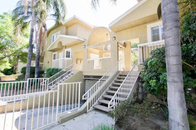 The stairs up to 4440 Finley Ave