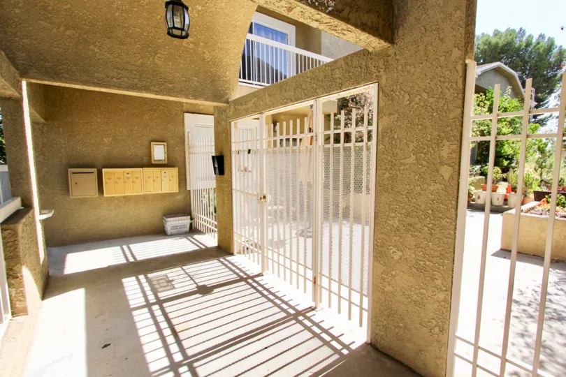 The gate into 4440 Finley Ave