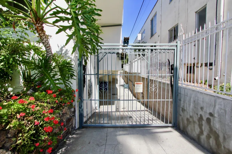 The driveway beside Finley Capri