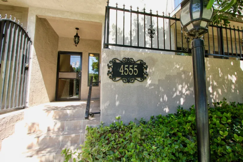 The address for Franklin Square on the building