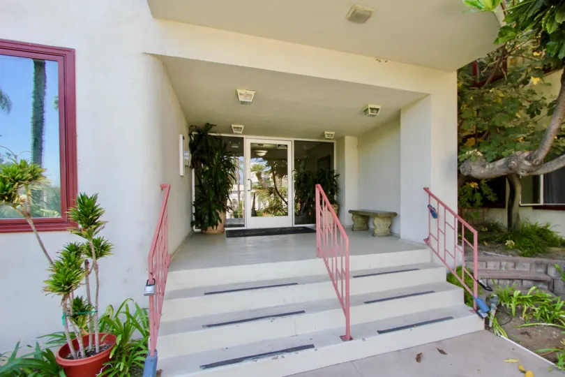 The stairs up to Glen Feliz in Los Feliz, California