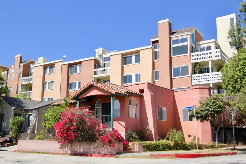 The view of Griffith Park Garden Estates in Los Feliz, California