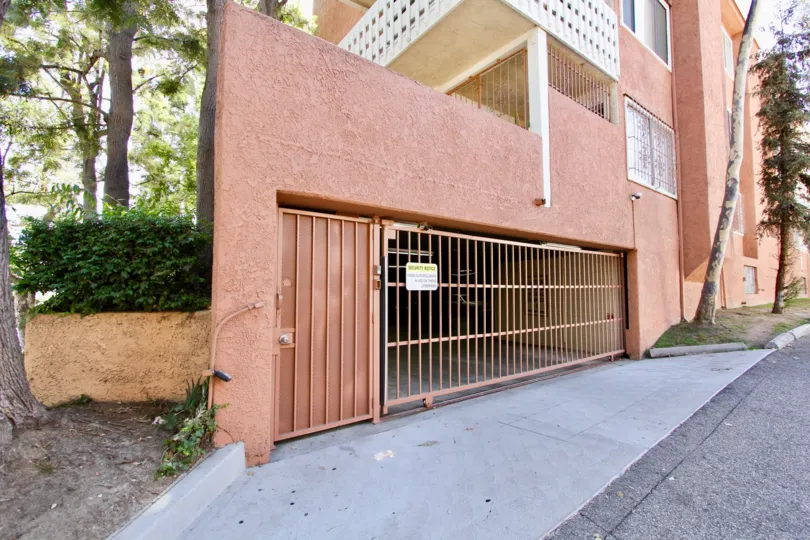 The parking for Griffith Park Garden Estates residents