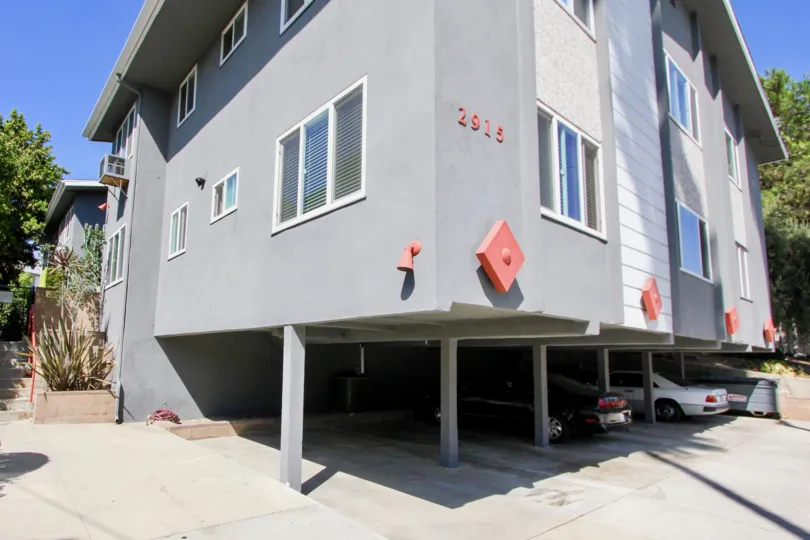 The parking for Ivanhoe residents
