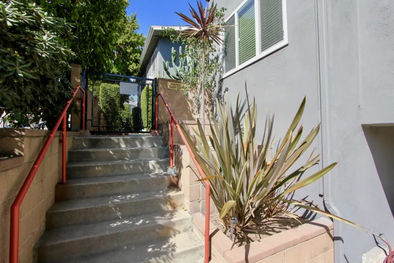 The stairs up to Ivanhoe