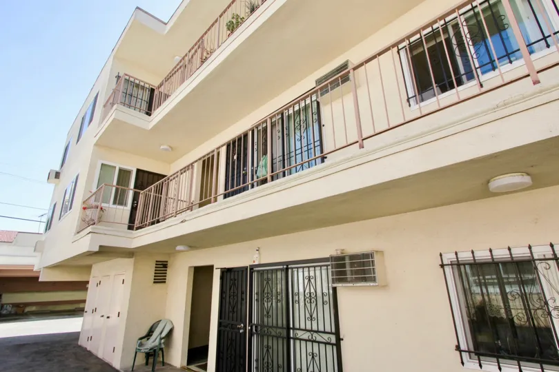 The balconies at the Kenmore Capri