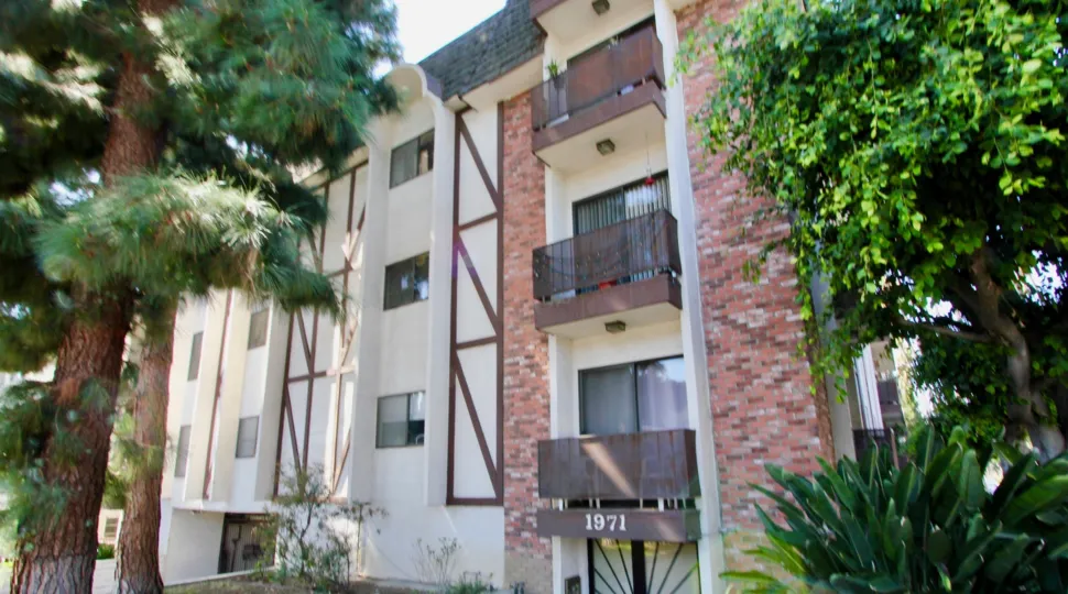 The balconies at Los Feliz Condominiums