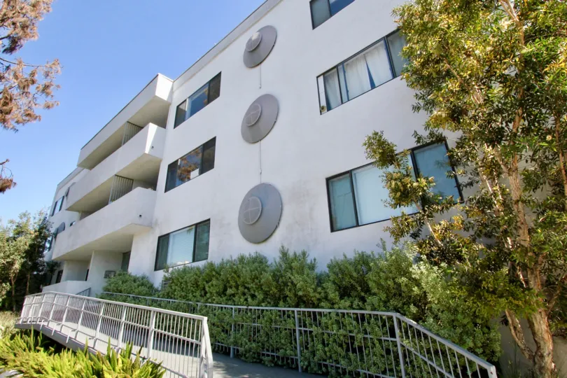 The décor on the Los Feliz Village building