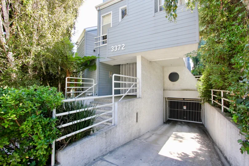 The parking for Los Feliz Villas