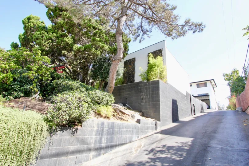 The driveway up to Park Imperial in Los Feliz, California
