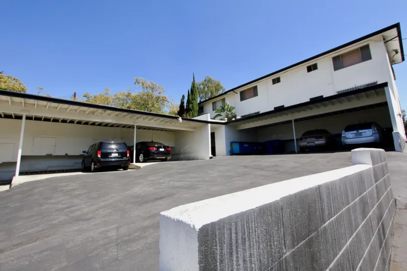 The parking for residents at Park Imperial