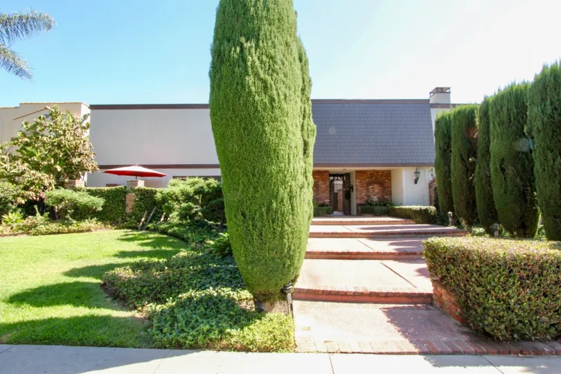 The walkway up to Rodney Drive in Los Feliz, California
