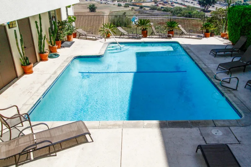 The pool at Malibu Canyon Village