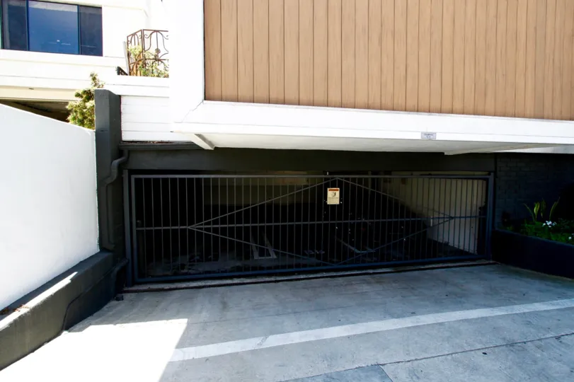The parking for The Malibu in CA California