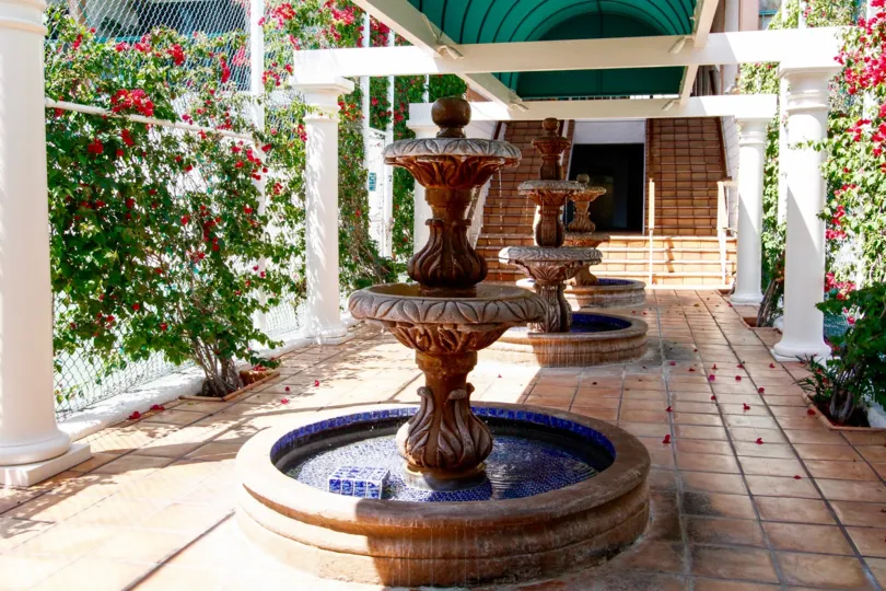 The fountain seen at Tivoli Cove in CA California