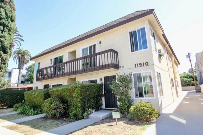 The sidewalk up to 11910 Avon Way in Mar Vista, California