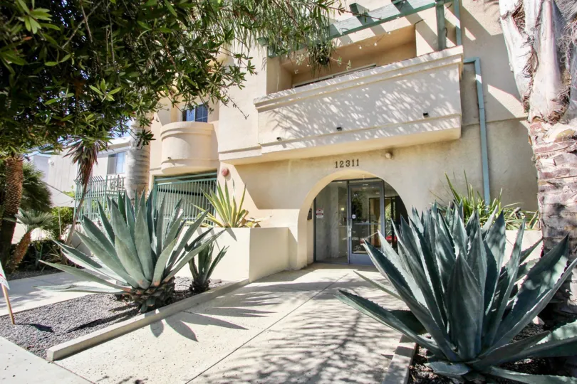 The sidewalk into 12311 Pacific Ave