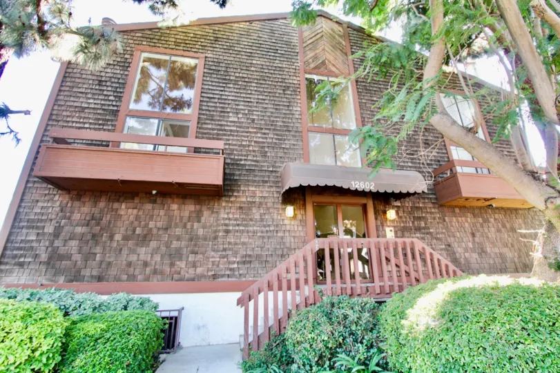 The view of the building at 12602 Pacific Ave
