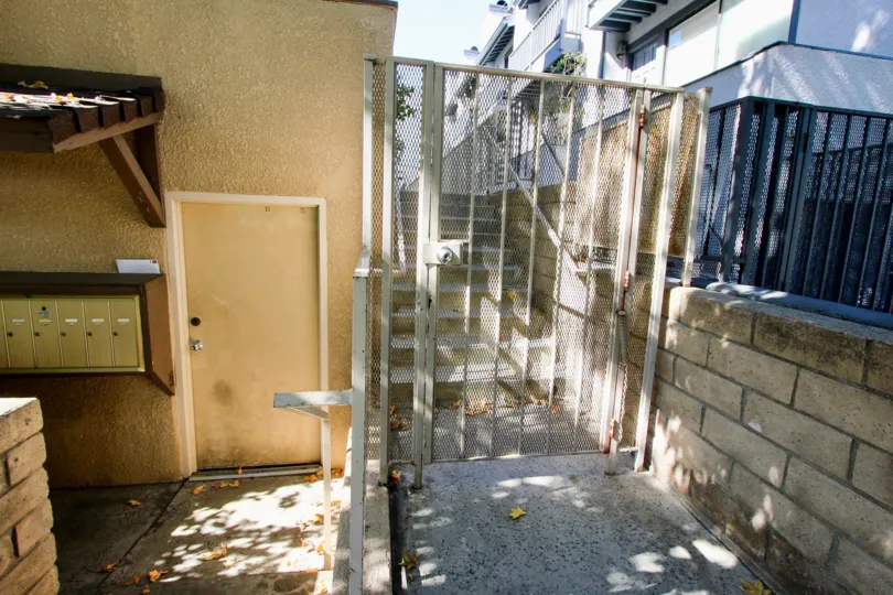 The side entrance into 12717 Mitchell Ave