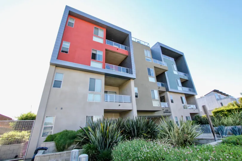 The balconies seen at 4211 Redwood