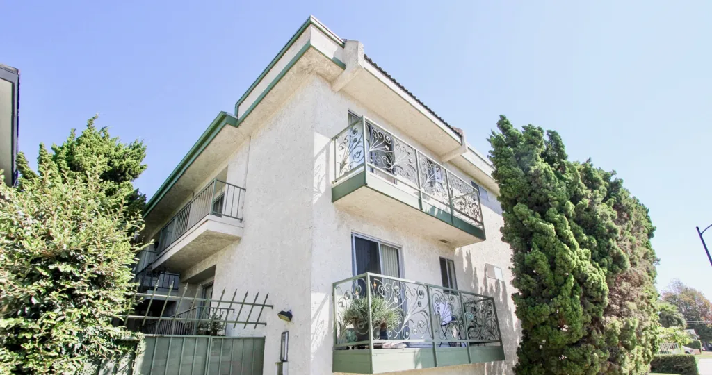 The balconies seen at 4350 Berryman