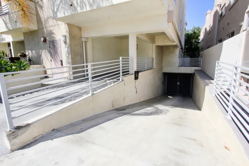 The garage at Avon Gardens for resident parking